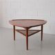 Table basse en teck Poul Jensen en forme de triangle