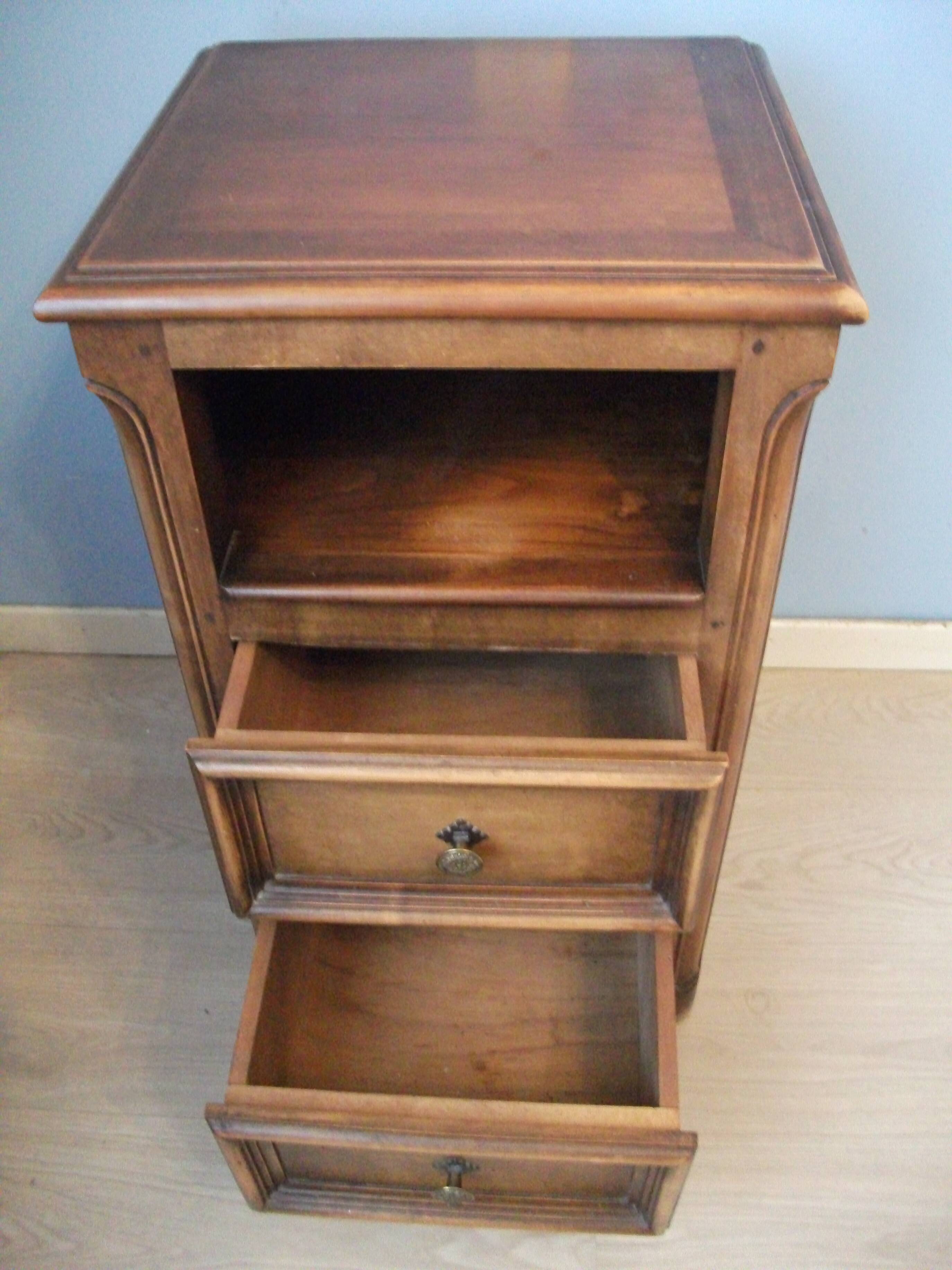 Louis-Philippe style bedside table