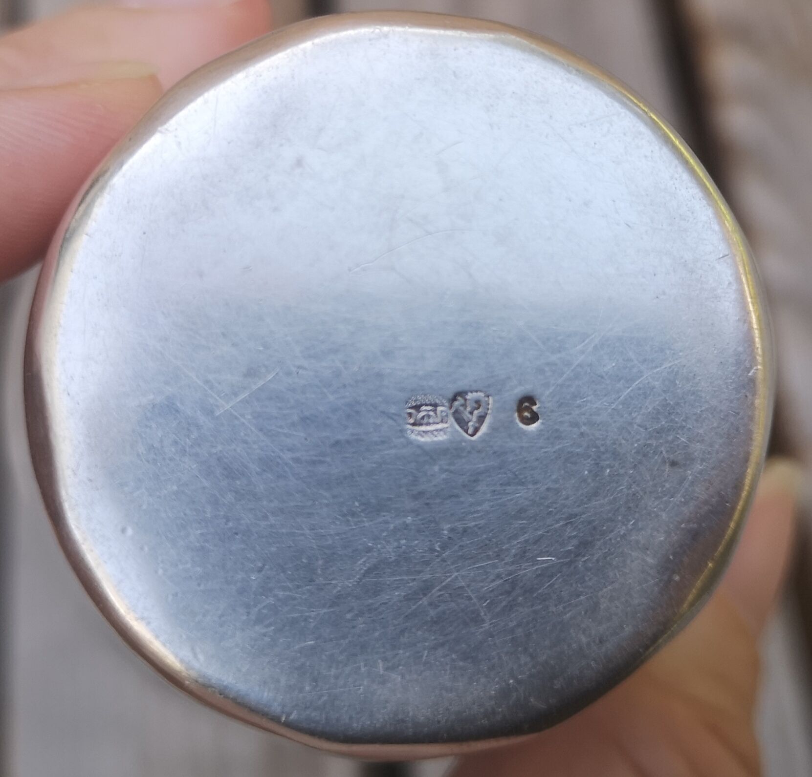 Silver metal timbale