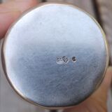 Silver metal timbale