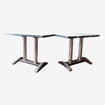 Deux tables bistrot 1960