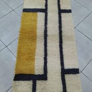 Tapis berbere de couloir fait main taille 75x300 cm