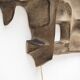 Brutalist wall lamp by Matt Camps for Loré Ceramics, the Netherlands, 1960s