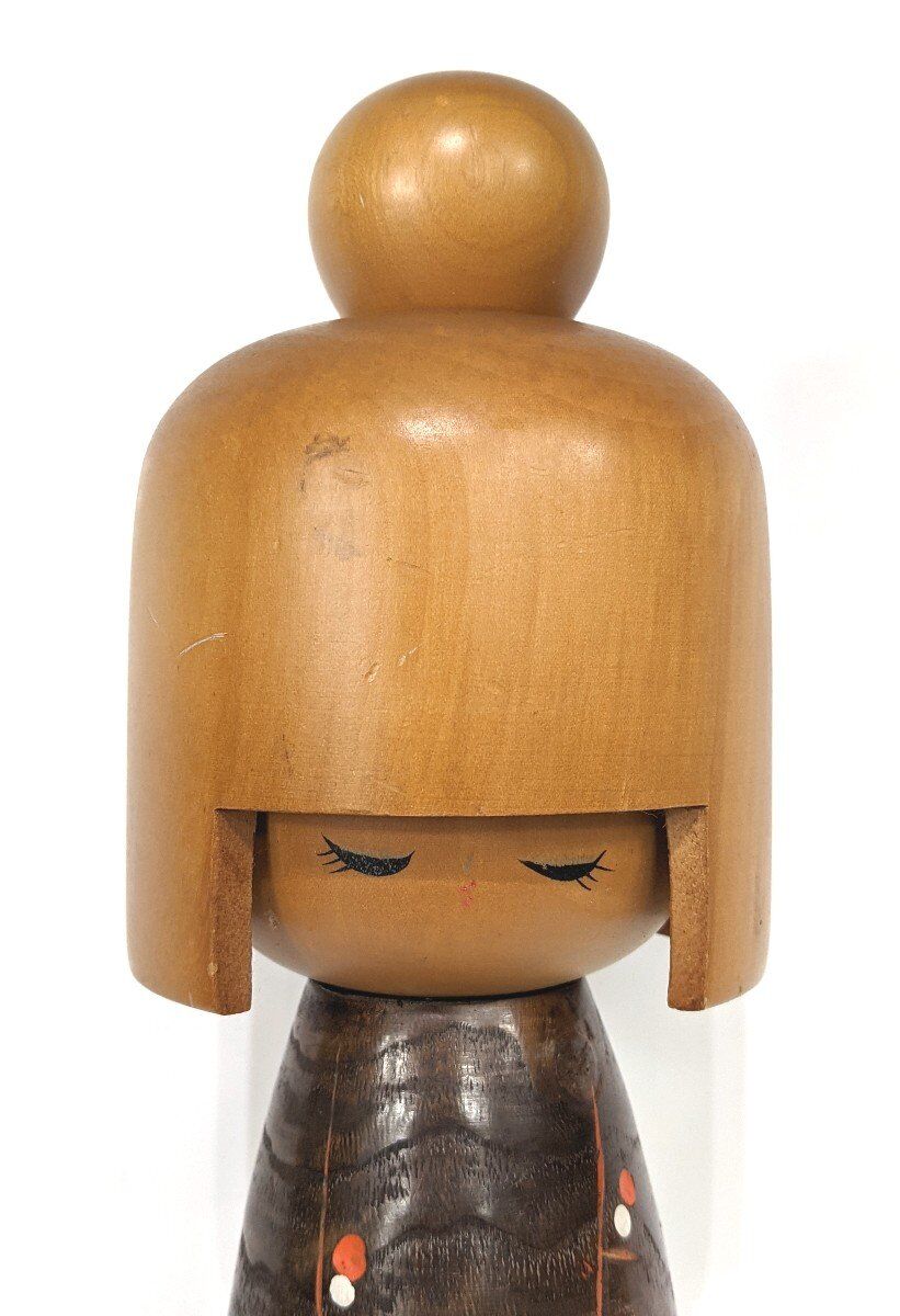 Awakening of Love - Kokeshi Doll - Master Okamoto usaburo - circa 1970 Japan