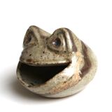 Ceramic ashtray by Annie Maume, frog head, 1960s.