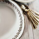 Set of 6 mismatched dessert plates Sarreguemines