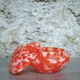 Glass candy maker style Bohemian Czech spatter glass