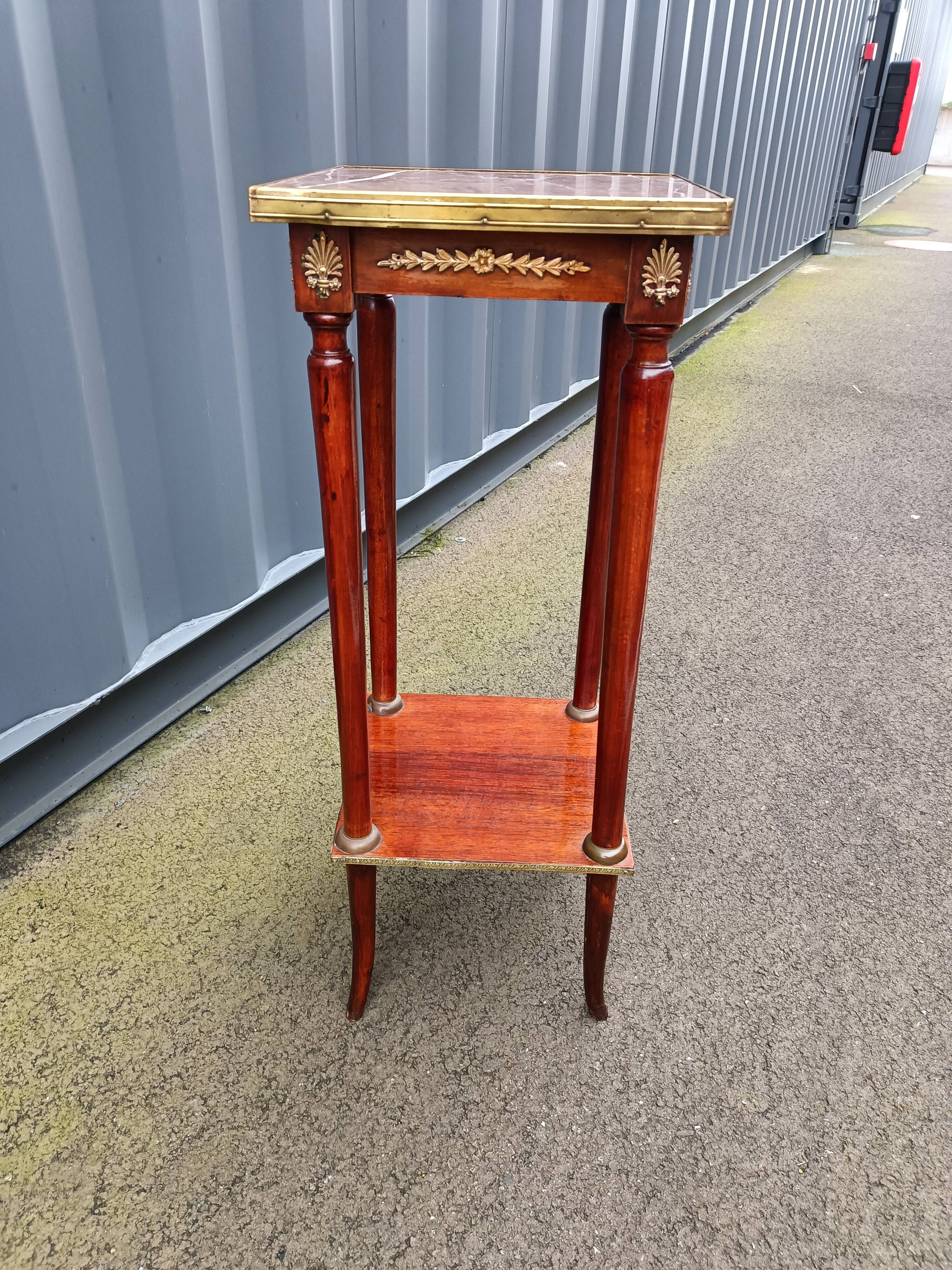 Selette old style louis xvi marble tray