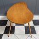 Table en bois en forme de rein des années 1960