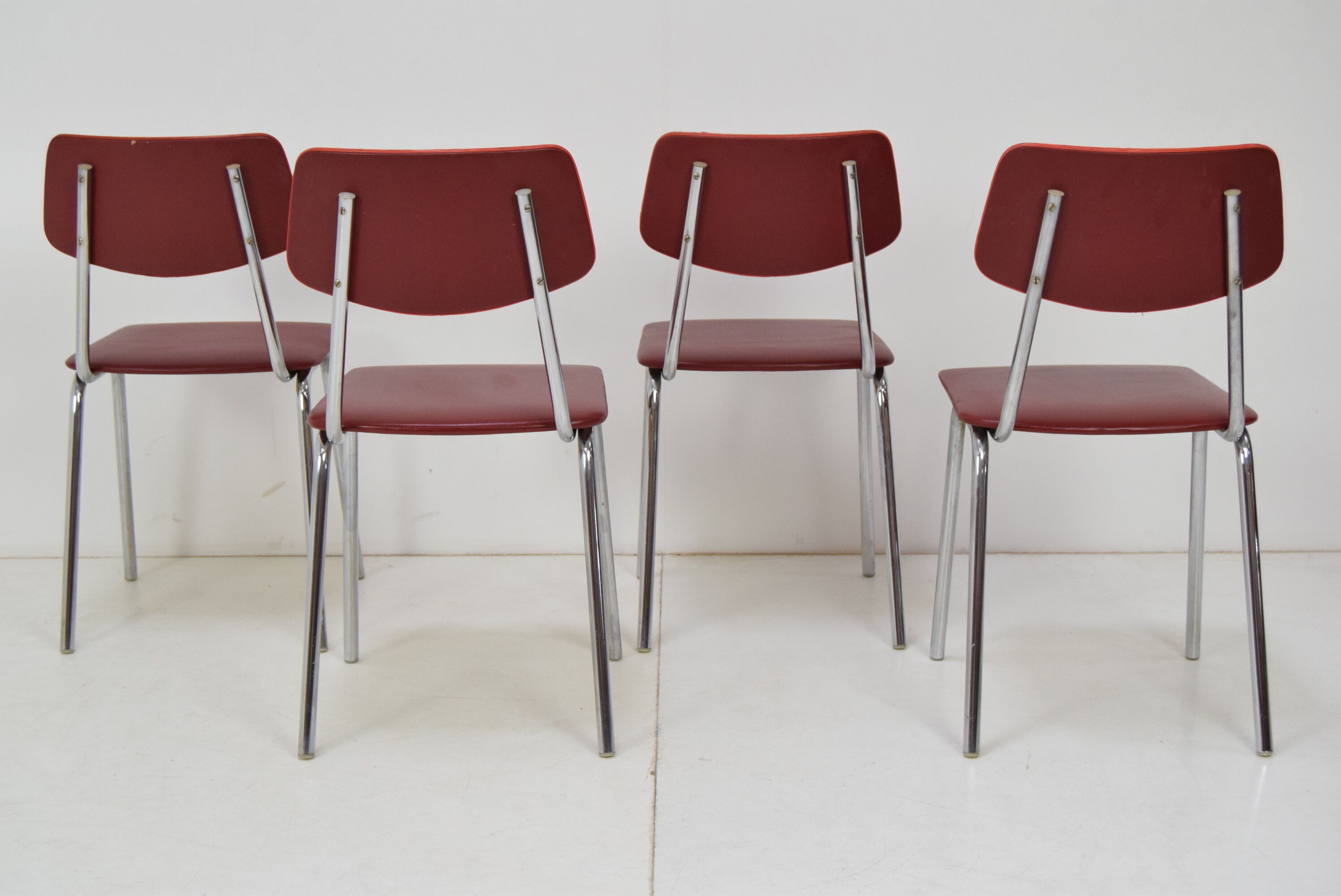 Set of four chairs, Czechoslovakia, 1970s.