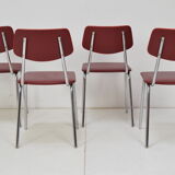 Set of four chairs, Czechoslovakia, 1970s.