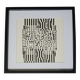 Tableau Vintage Art Optique - Victor Vasarely - Frame 40x40cm