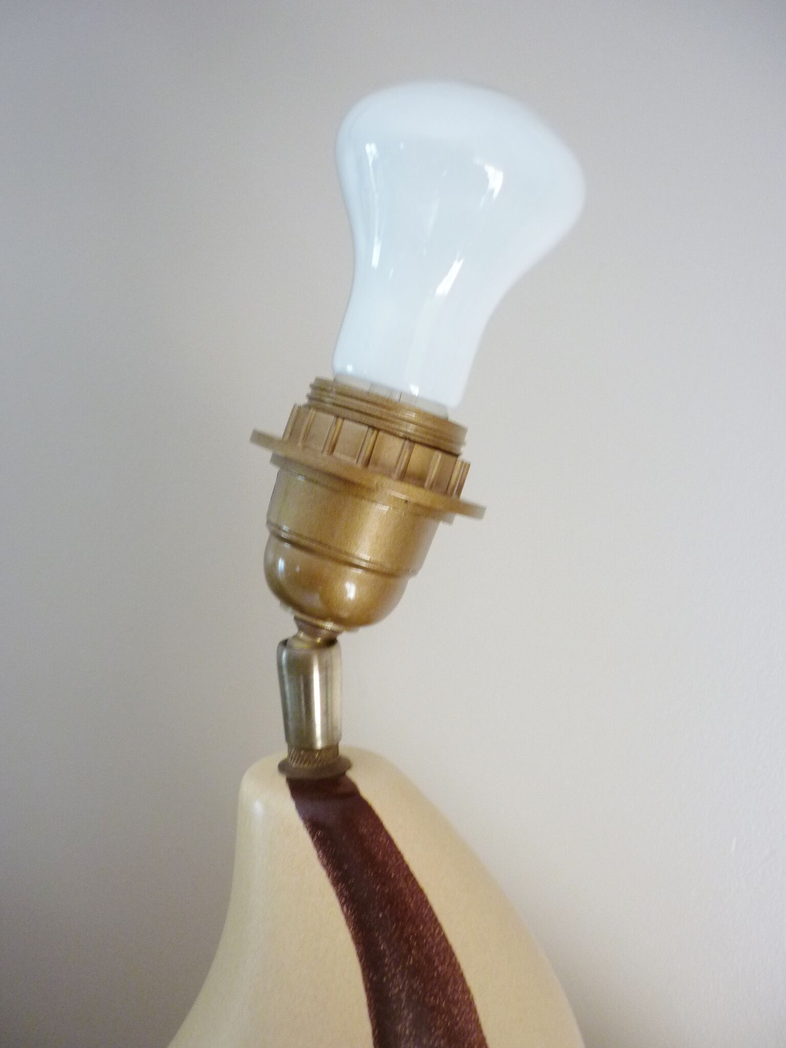 Large table lamp, Louis Drimmer, 70s/80s design, free-form ceramic