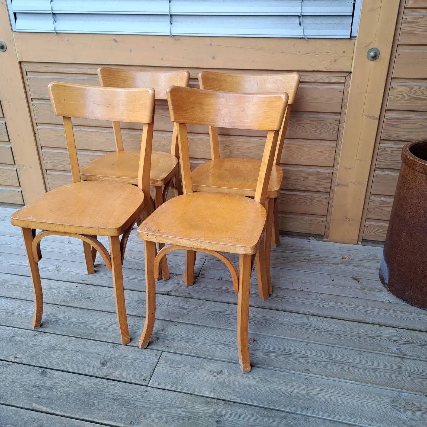 Lot of bistro chairs
