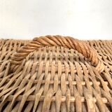 Vintage wicker trunk