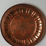 Hammered copper tray