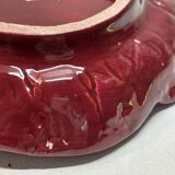 Red cabbage leaf slip dish