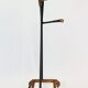 Valet serviteur muding années 60 vintage bois et métal peint en noir
