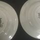 Set of 6 Sarreguemines plates and wolf mill
