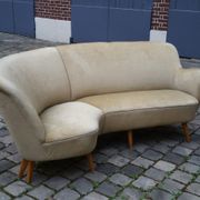 Asymmetric Organic 50s sculptural sofa