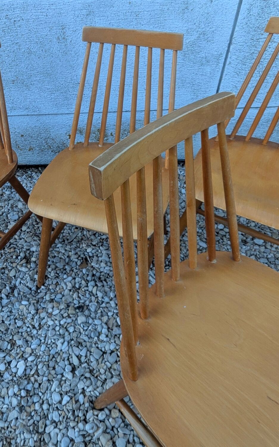 5 Scandinavian chairs Stockholm, 1960s-70s