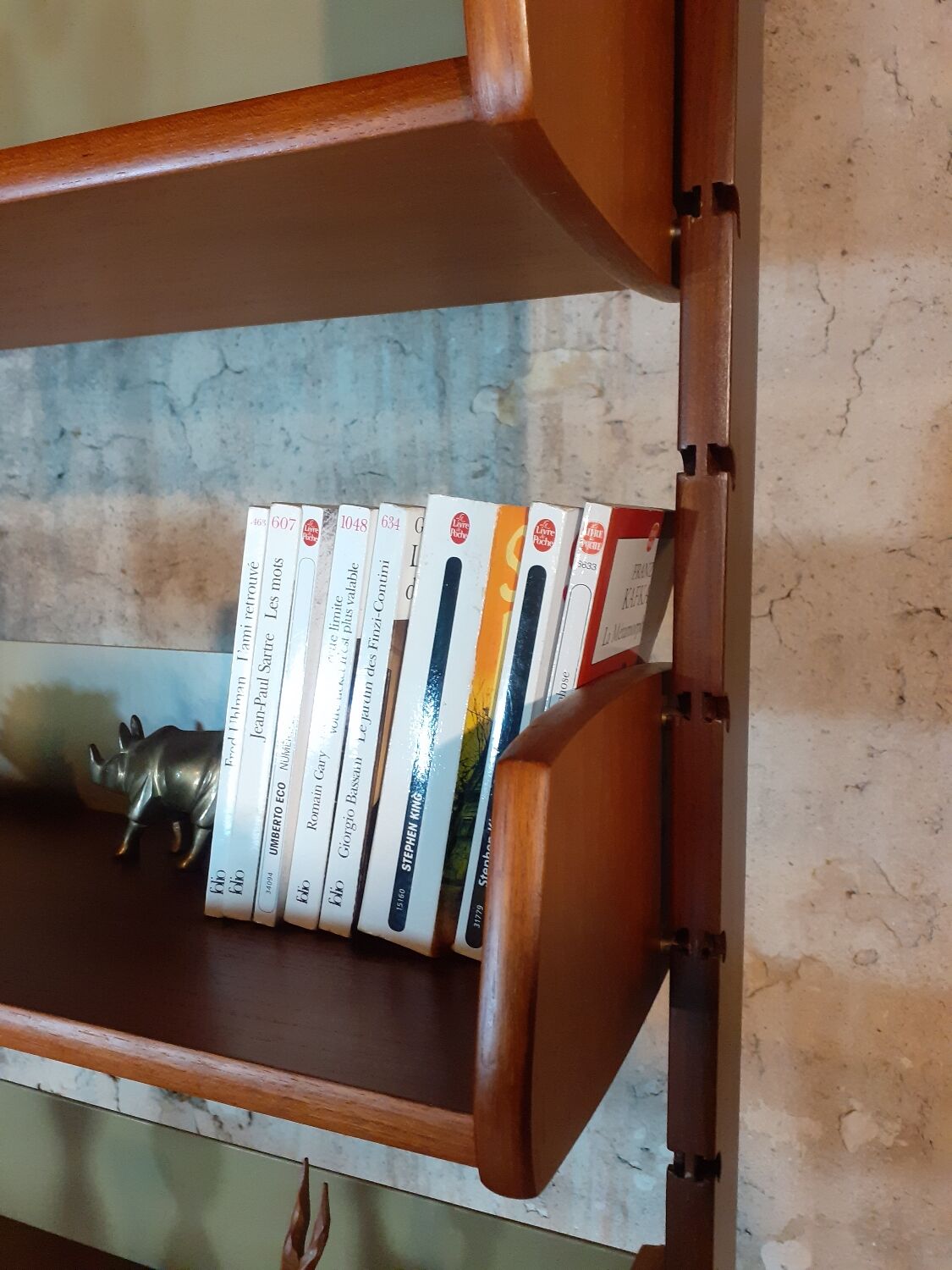 Ergo teak shelving unit, Scandinavian vintage 1960s