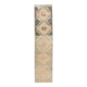 Vintage orange Turkish hand-knotted runner 81x356