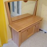 Sideboard/enfilade with solid wood mirror