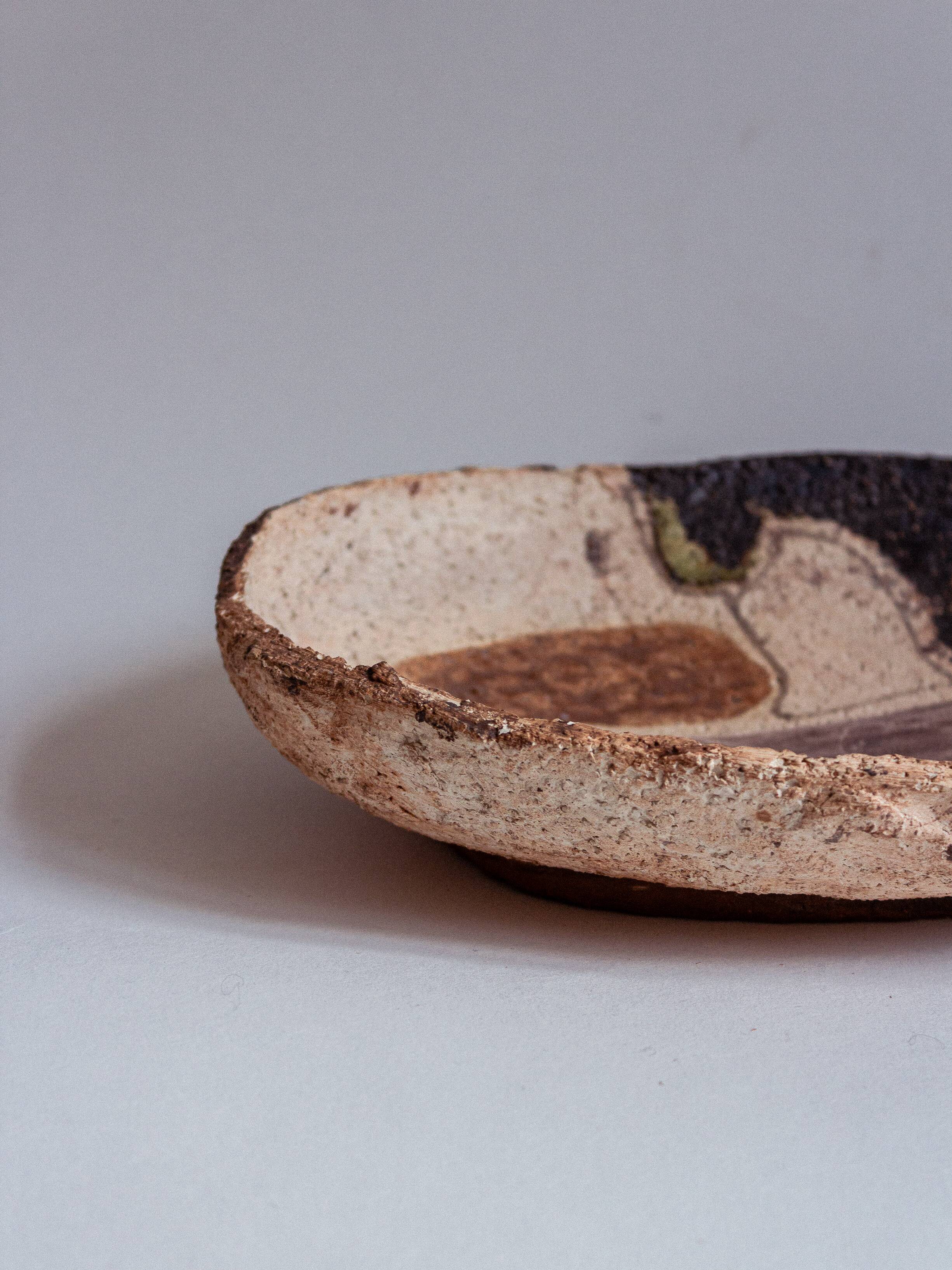 Bowl, centerpiece or fruit bowl, Cianciolo Ceramiche, Sicily, 1960/70