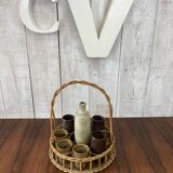 Vintage wicker basket