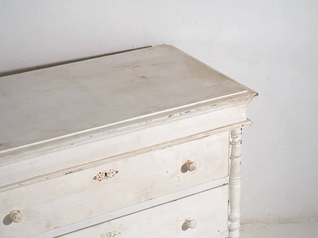 Antique white commode (c.1900) #18