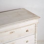 Commode ancienne blanche (c.1900) #18