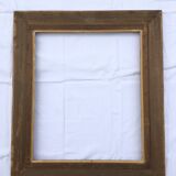 1950s frame in gilded wood aged effect and fabric