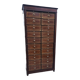 Notary Filing Cabinet with 20 Drawers Opening with Flaps