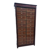 Notary Filing Cabinet with 20 Drawers Opening with Flaps