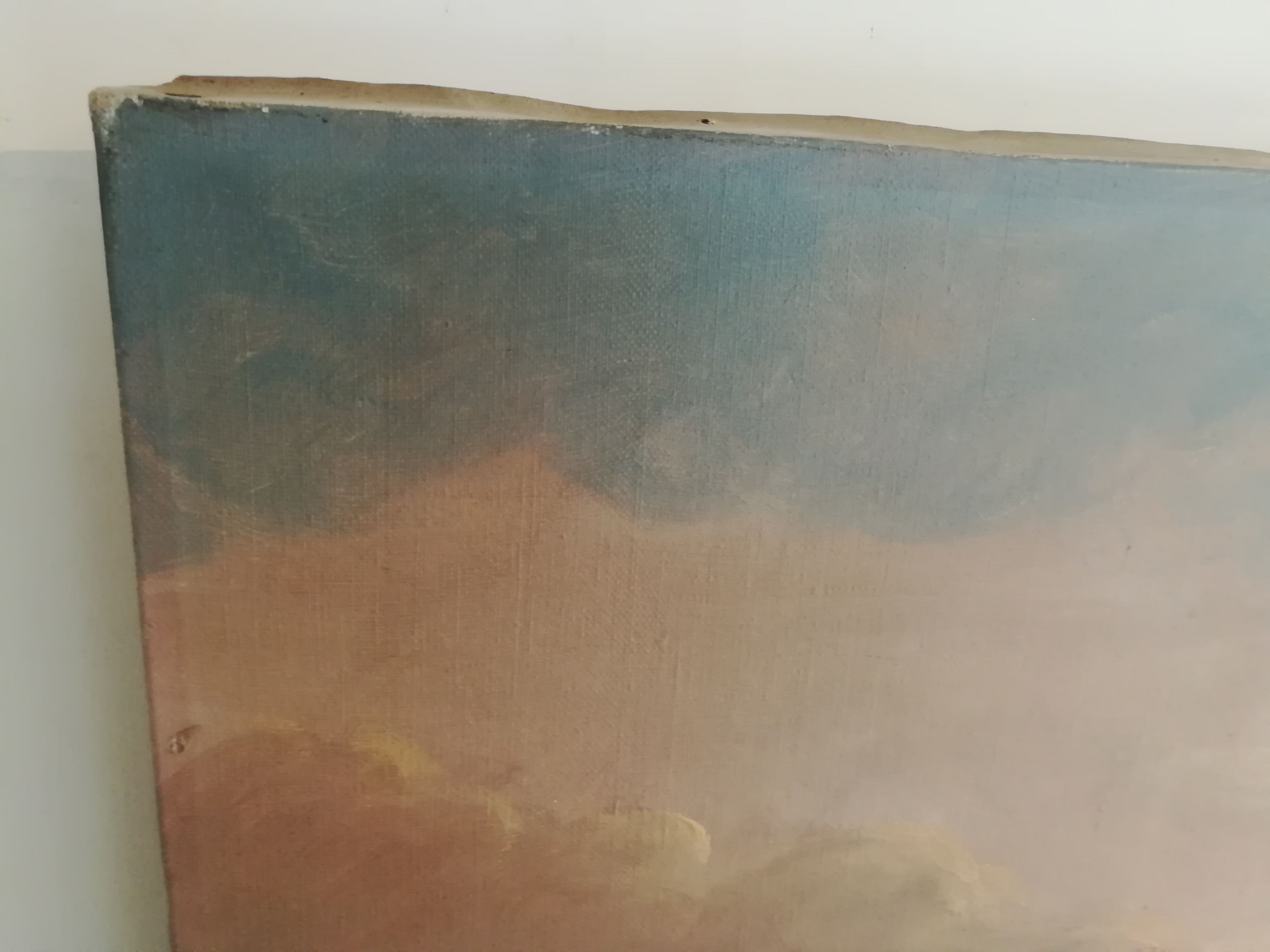 Huile sur toile marine signé Le Tallec