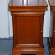 Vintage Cherry Nightstands, France, Set of 2