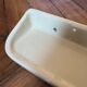 Antique earthenware bathroom wall shelf