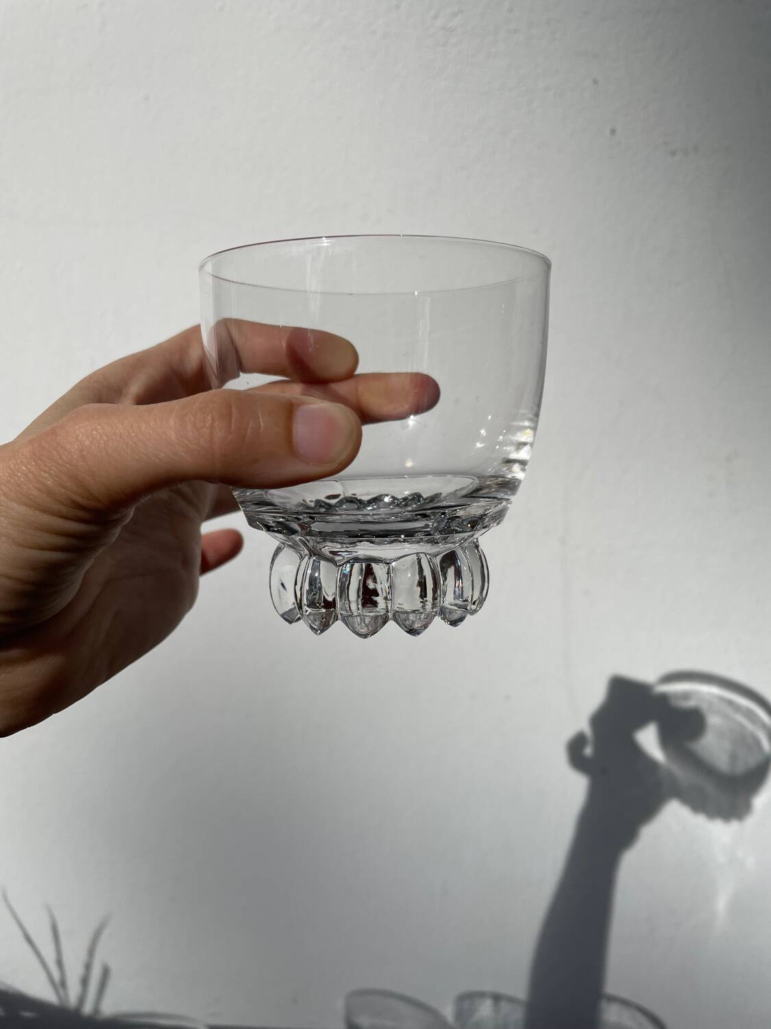 6 crystal glasses