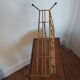 Vintage magazine holder in brass 60s