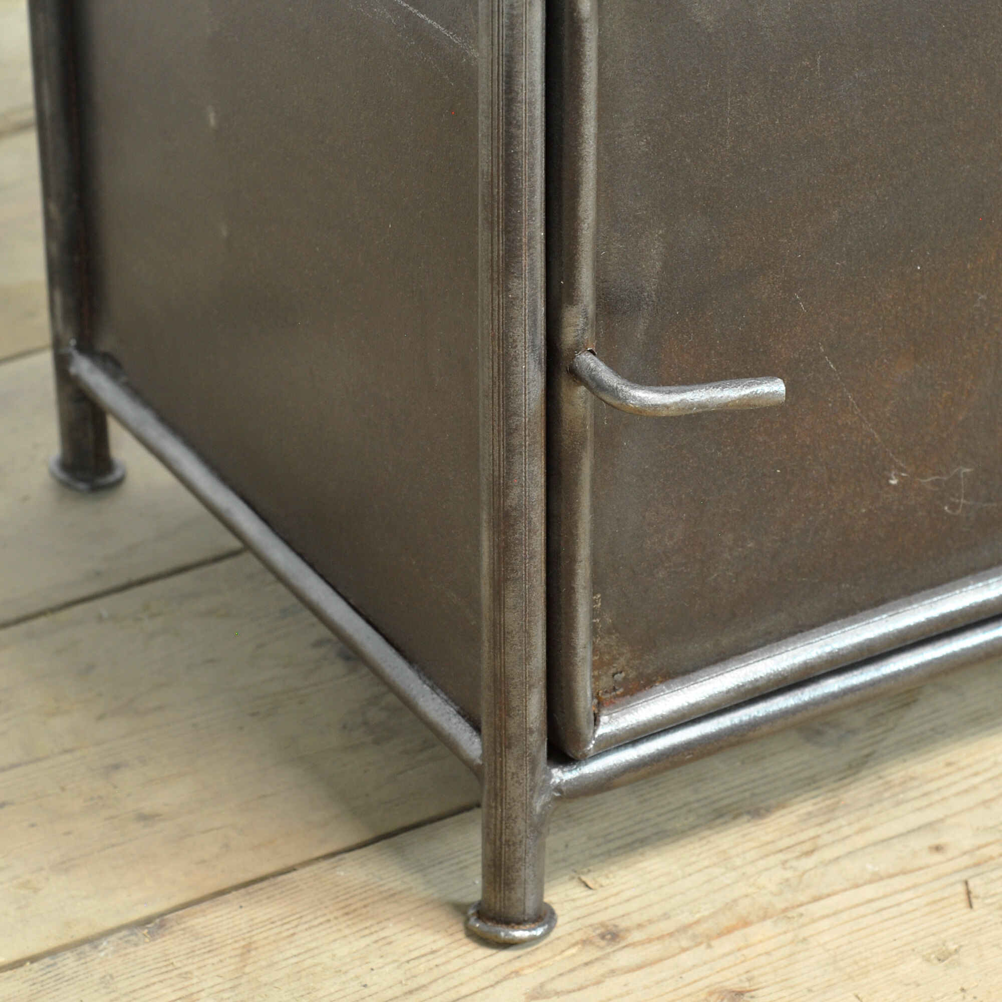 Iron bedside table, 1910s
