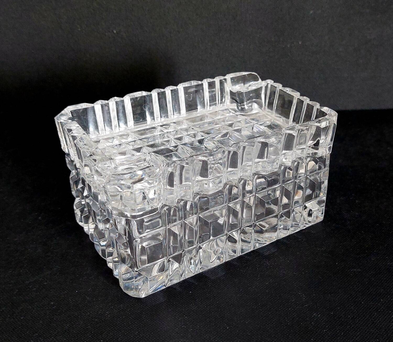 Cendrier vintage en cristal