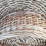 Wicker bottle holder bar basket