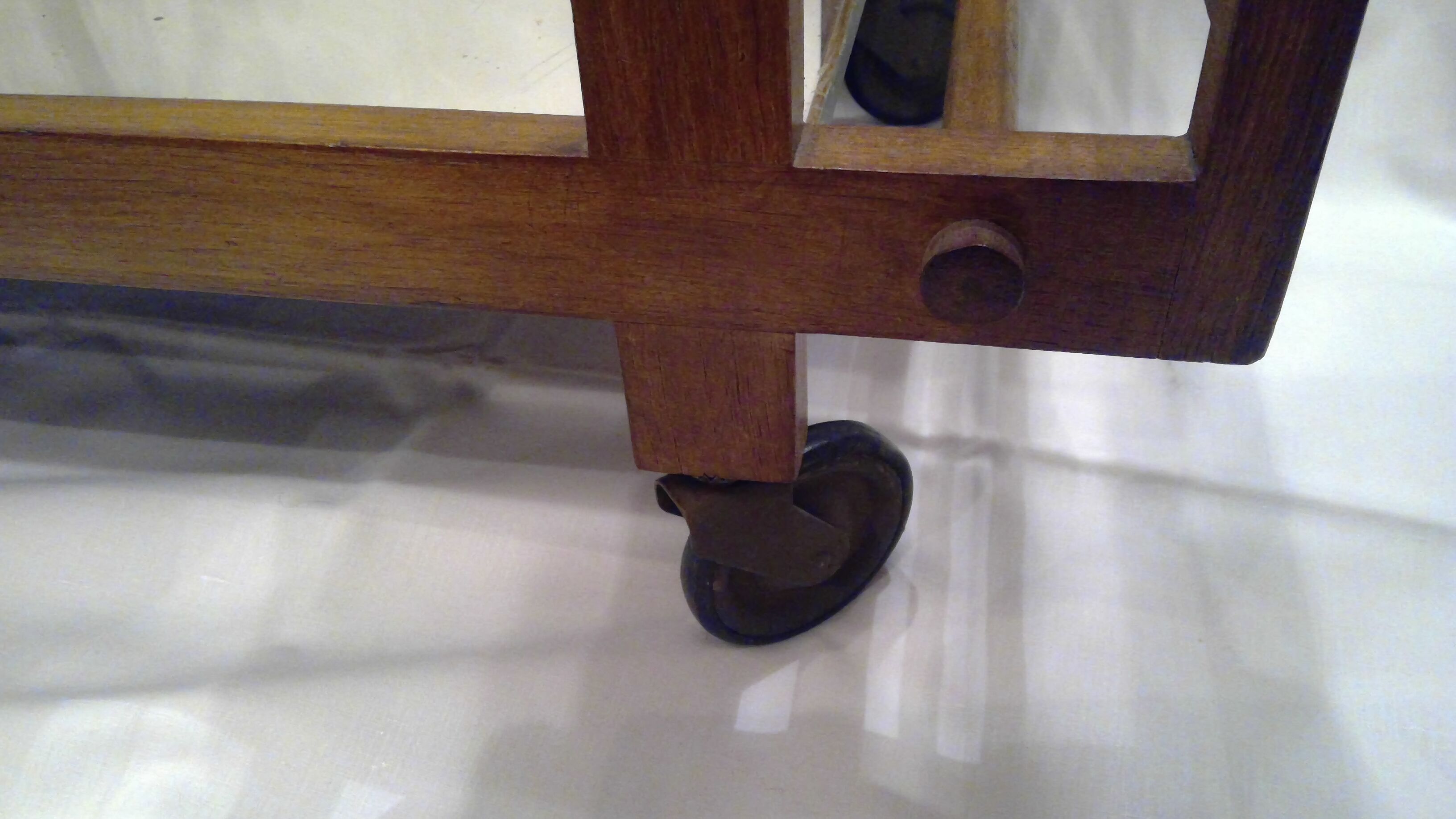 Bar, serving oak 50-60s vintage wheels