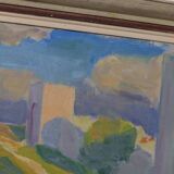 Original Swedish Oil on Canvas – “Summer Landscape” by A. Nyblom