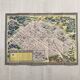 Vintage map of Brussels 1958