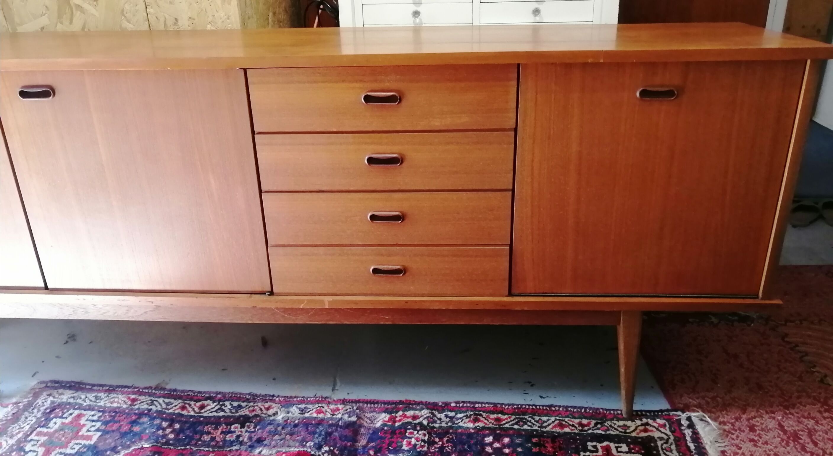 Enfilade scandinave teck années 60