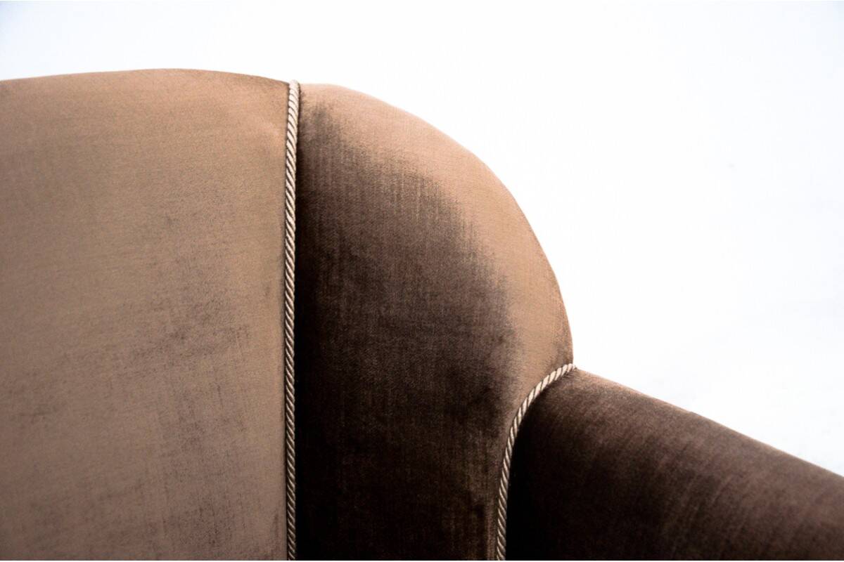 A pair of antique armchairs, Northern Europe, around 1890.