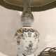 Lampe vase Quimper céramique peinte