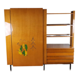 Buffet milanais en hêtre années 1950